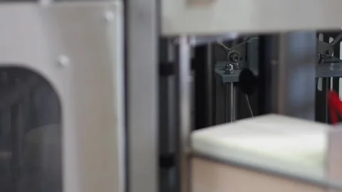 Machine tool in production close-up Video stock 130827902