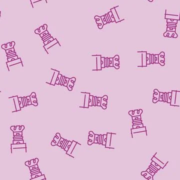 Machine tooling mechanical engineer line seamless pattern Stock Illustration