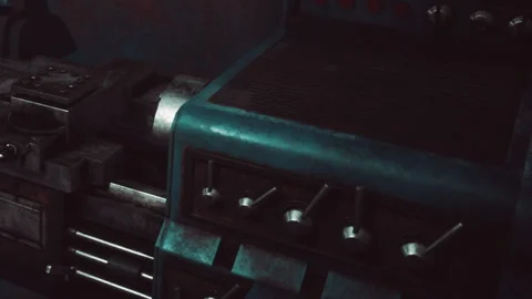 Machine tools are arranged in a workshop for different tasks and projects Stock Footage 340023570