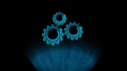 Machine tools gearwheel icon logotype illustration background. Stock Illustration