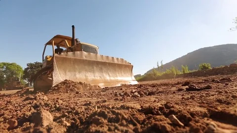 Machine on the track Stock Footage 81837131