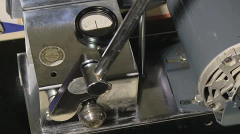 Machine use uppershot Stock Footage 30212434