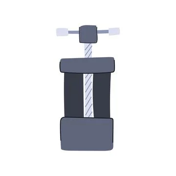 Machine vice industrial tool holding working process Stock Illustration