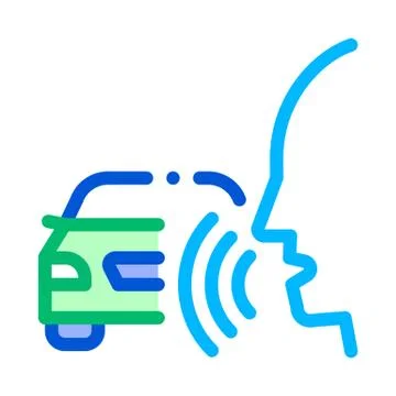 Machine Voice Control Icon Vector Illustration Stock Illustration