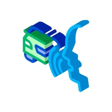 Machine Voice Control Icon Vector Illustration Stock Illustration