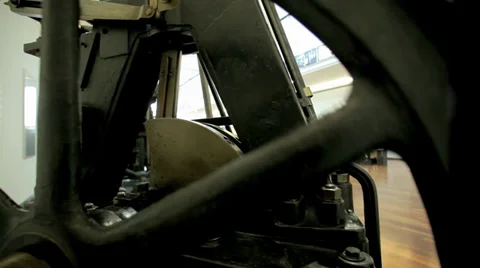 Machine Wheel Video stock 36053175