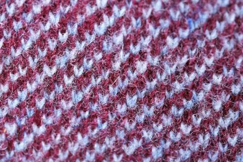 Machine wool knitted fabric close-up Stock Photos