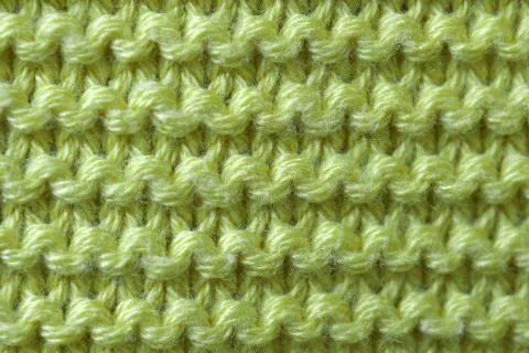 Machine wool knitted fabric close-up Stock Photos