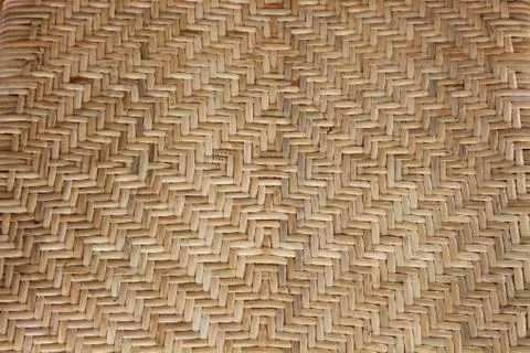 Machine woven wicker with a beautiful pattern. Stock-Fotos