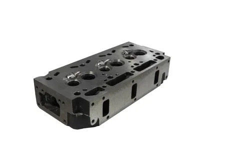 Machined Head Cylinder for deisel engine ; Stock Photos