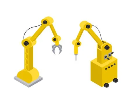 Machinery Automatic Tool, Vector Illustration Stock Illustration