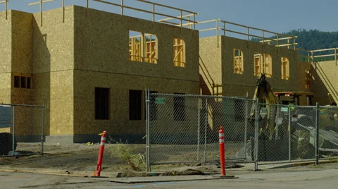 Machinery at Construction Site Stock Footage 35283559