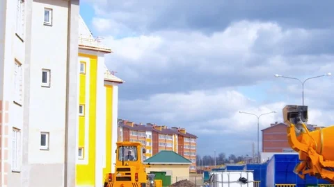 Machinery on the Construction Site Stock-Footage 81698801