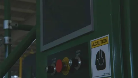 Machinery Control Panel Stock Footage 201624716