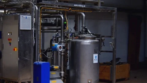 Machinery in Factory Close-up Video stock 81698294