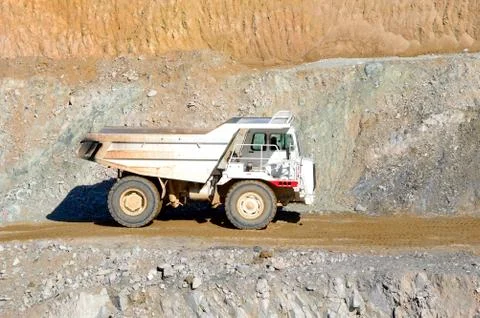Machinery for mining. 스톡 사진
