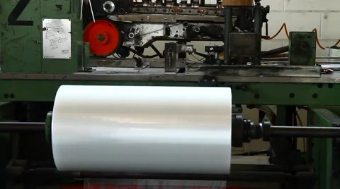 Machinery for sorting and cellophane magazines Stock Footage 67374630