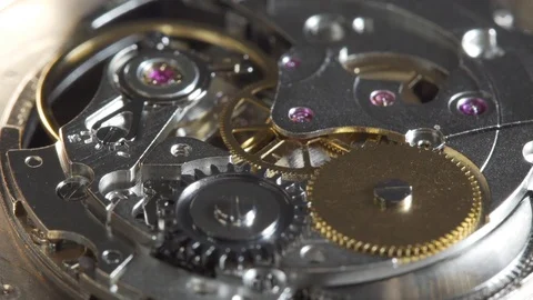 Machinery watch working Stock Footage 117662394