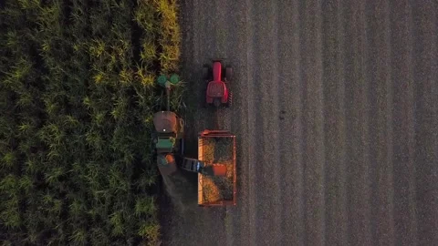 Machinery working on the field | 05 Stock Footage 156878008