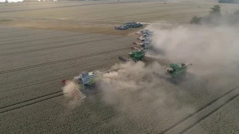 Machinery working in the field, close-up Stock Footage 82012203