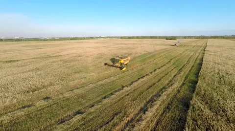 Machines on the Field Stock Footage 54684994