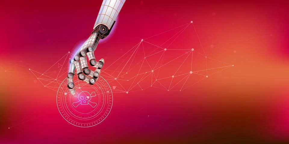 Machines that learn, big data and the new era of information Stock Illustration