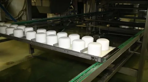 Machines for making cheese Stock Footage 46227562