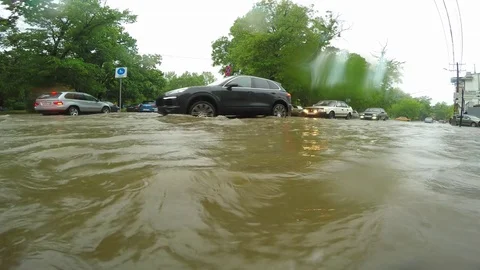 Machines move in water Stock-Footage 85078811