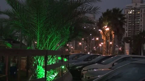 Machines on a night stand Stock Footage 41795294