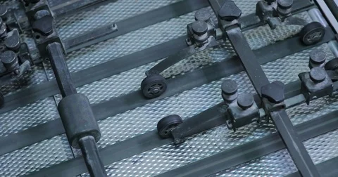 Machines in the printing house Stock Footage 74905327
