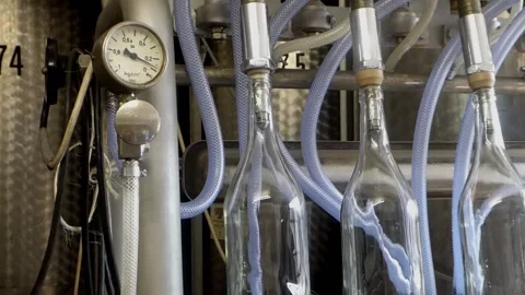 Machines working at a distillery Stock Footage 140066990