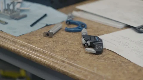 Machining calipers Stock Footage 103335949