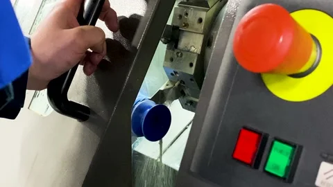 Machining centre combination machinery in workshop Видео 195953943