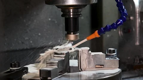 Machining centre combination machinery in workshop Stock-Footage 195972562