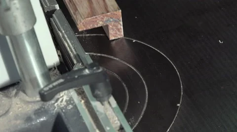 Machining a pine board to the moulder Stock Footage 56424933