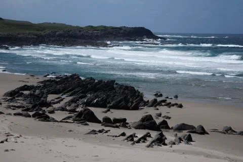 Machir Bay Foto stock