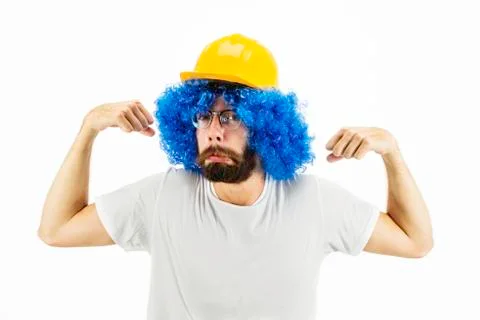 Macho Nerd 스톡 사진