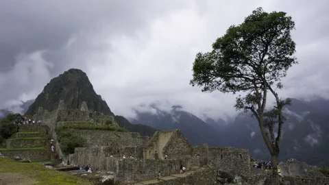 Machu Picchu | Crowds Timelapse Stock Footage 83595387