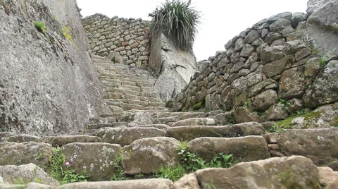 Machu Picchu Dolly Stock Footage