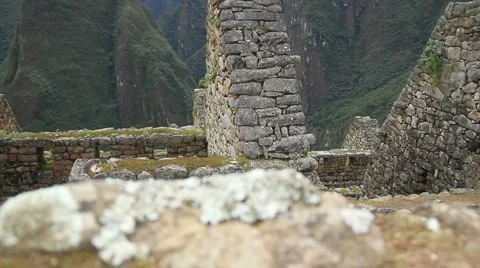 Machu Picchu Dolly Shot Stock Footage
