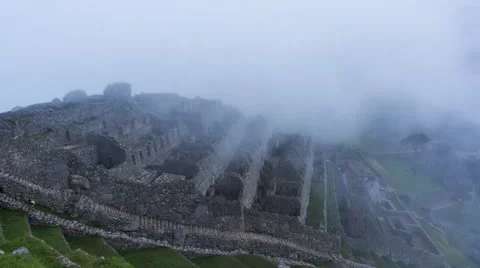 Machu Picchu Mist Time Lapse 4K, Peru Video stock 56427301