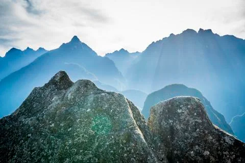 Machu Picchu rocks Stock Photos