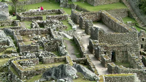 Machu Picchu Ruins Stock Footage 327572779