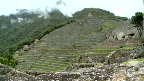 Machu Picchu Ruins Stock Footage 327572930