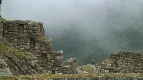 Machu Picchu stonework Video stock 305314632