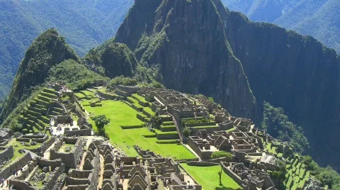 Machu Picchu time lapse Stock Footage 793554