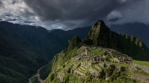Machu Picchu Time Lapse, Peru Stock Footage 81988423