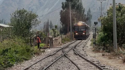 Machu-Picchu-train Stock Footage 303100385
