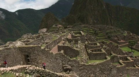 Machu Pichu Pan 02 Stock Footage 311113