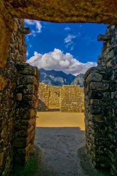 Machu Pichu Ruins Stock Photos